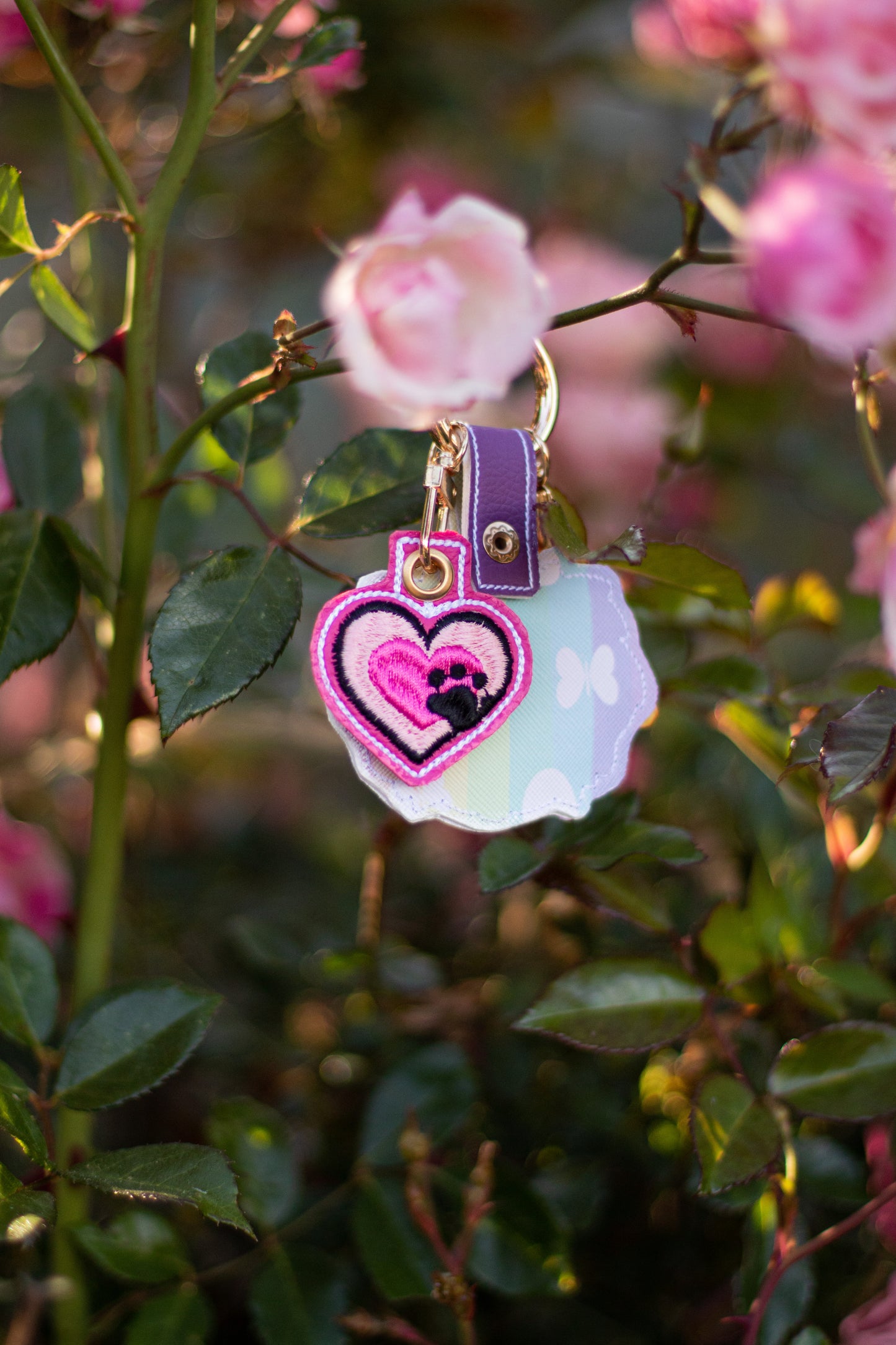 Paw to My Heart Keychain Charm
