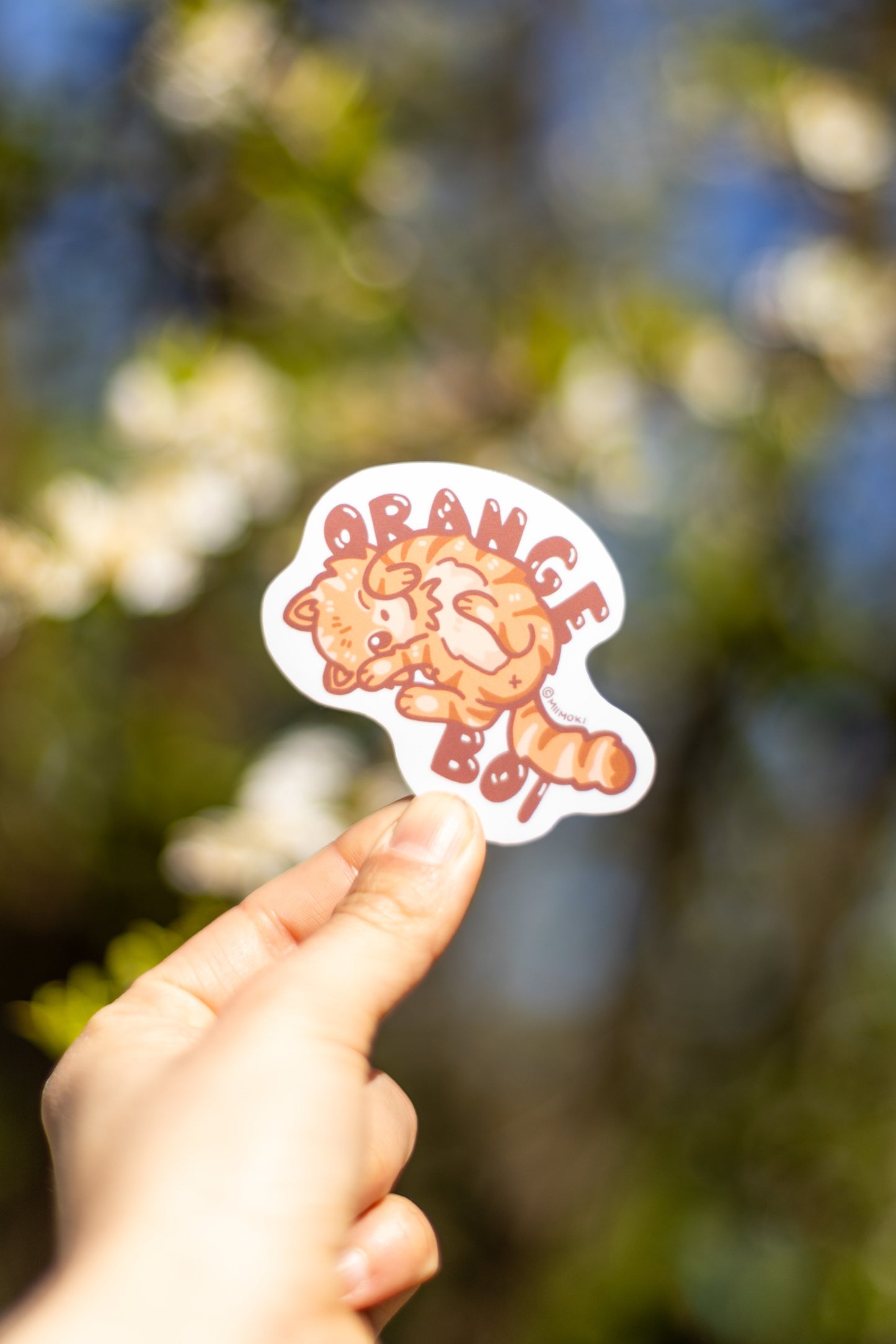 Orange Boi Sticker
