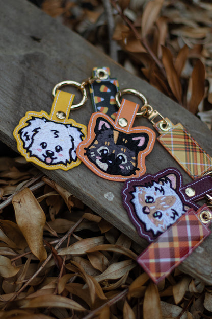 Custom Pet Portrait Keychain