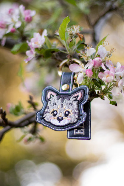 Custom Pet Portrait Keychain