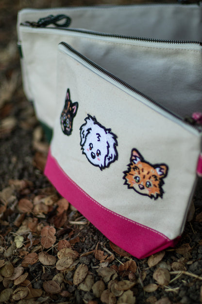 Custom Pet Portrait Pouch