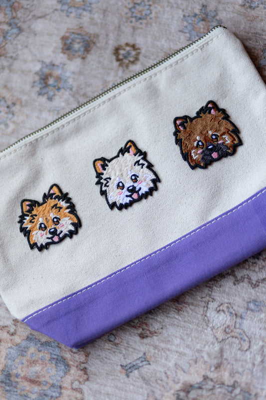 Custom Pet Portrait Pouch