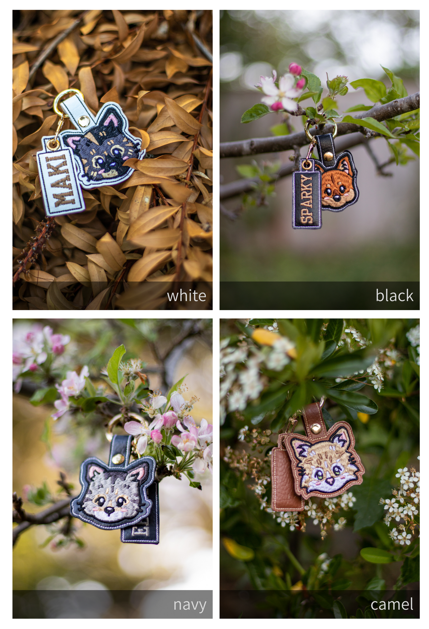 Custom Pet Portrait Keychain