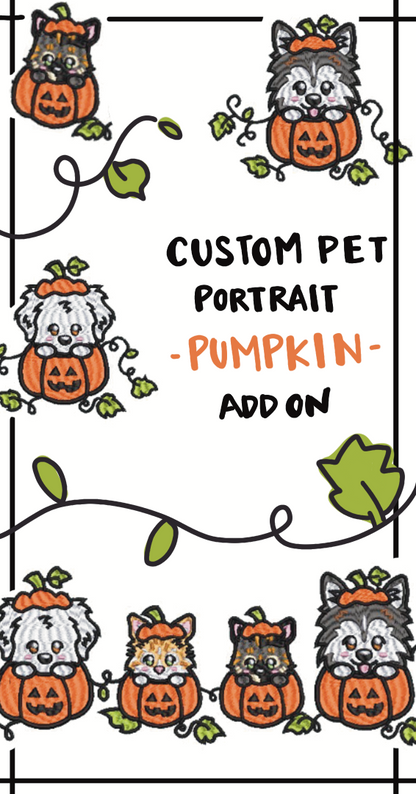 [ADD-ON] Custom Portrait Pumpkin [DESIGN ONLY]